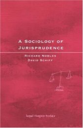 book Sociology of Jurisprudence (Legal Theory Today)