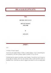 book Dits et écrits, 1954-1988, tome II : 1970-1975