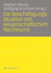 book Die Beschäftigungssituation von wissenschaftlichem Nachwuchs