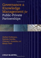 book Governance and Knowledge Management for Public-Private Partnerships