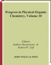 book Progress in Physical Organic Chemistry, Volume 10