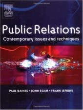 book Public Relations: Conte Issues and Techniques