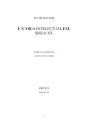 book Historia Intelectual del Siglo XX