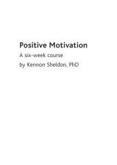 book Positive Motivation