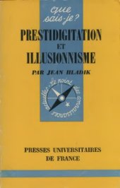 book Prestidigitation et illusionisme