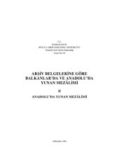 book Arşiv Belgelerine Göre Balkanlar’da ve Anadolu’da Yunan Mezalimi Cilt II