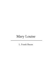 book Mary Louise