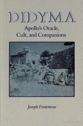 book Didyma: Apollo's Oracle, Cult, and Companions