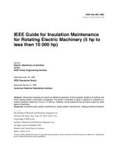 book IEEE Guide for Insulation Maintenance for Rotatingelectrical Machinery (5 HP to Less Than 10....