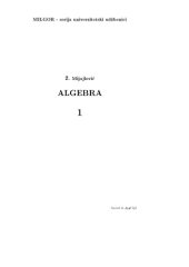 book Algebra 1