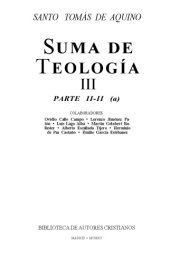 book Suma de teologia; TOMO 3 : Parte II-II (a)