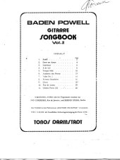 book Baden Powell. Songbook, Vol. 2 (Guitar Scores)