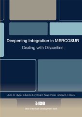 book Deepening Integration in Mercosur - Dealing with Disparities