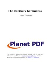 book The Brothers Karamazov