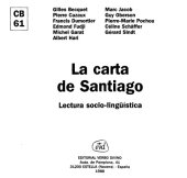 book La Carta de Santiago: Lectura Socio-Lingüística