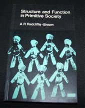 book Structure and Function in Primitive Society: Essays and Addresses