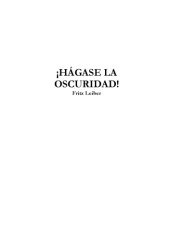 book Hágase la oscuridad