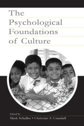 book Psychological Foundations of Culture