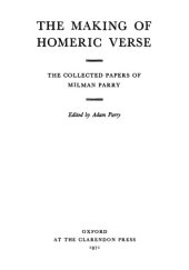 book The Making of Homeric Verse