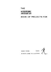 book The Scientific American book of projects for the amateur scientist