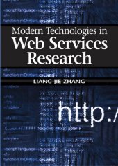 book Modern Technologies in Web Services Research
