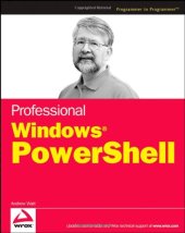 book Professional Windows PowerShell