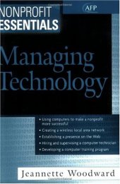 book Nonprofit Essentials: Managing Technology