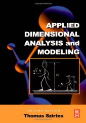 book Applied Dimensional Analysis and Modeling