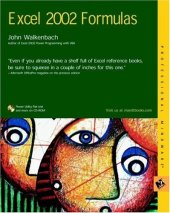 book Microsoft Excel 2002 Formulas 