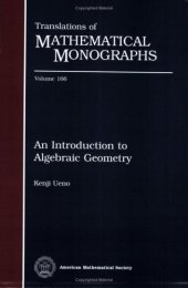 book An Introduction to Algebraic Geometry