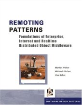 book Remoting patterns: foundations of enterprise, Internet and realtime distributed object middleware