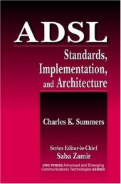 book ADSL: Standards, Implementation, and Architecture