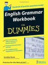 book English Grammar Workbook For Dummies