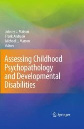 book Assessing Childhood Psychopathology and Developmental Disabilities