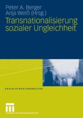 book Transnationalisierung sozialer Ungleichheit (Sozialstrukturanalyse)