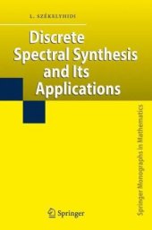 book Discrete Spectral Synthesis and Its Applications