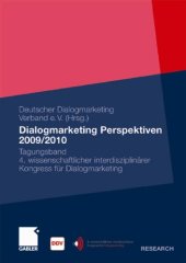 book Dialogmarketing Perspektiven 2009 2010