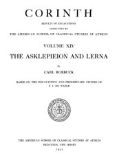 book The Asklepieion and Lerna (Corinth vol.14)