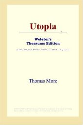 book Utopia (Webster's Thesaurus Edition)