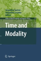 book Time and Modality (Studies in Natural Language and Linguistic Theory)