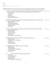 book Pearson Introduction to Biotechnology: International Edition, 2 E, Question Bank