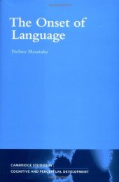 book The Onset of Language