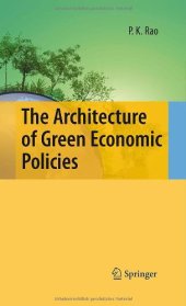 book The Architecture of Green Economic Policies