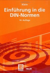 book Einführung in die DIN-Normen 14. Auflage