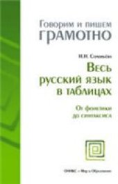 book Весь русский язык в таблицах: От фонетики до синтаксиса