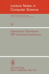 book Optimization Techniques IFIP Technical Conference Novosibirsk, July 1–7, 1974