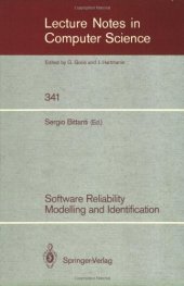 book Software Reliability Modelling and Identification