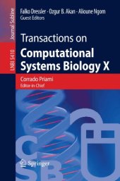 book Transactions on Computational Systems Biology X