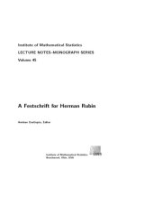 book A festschrift for Herman Rubin