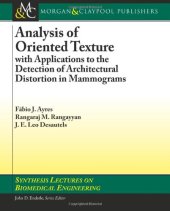 book Analysis of oriented texture with applications to the detection of architectural